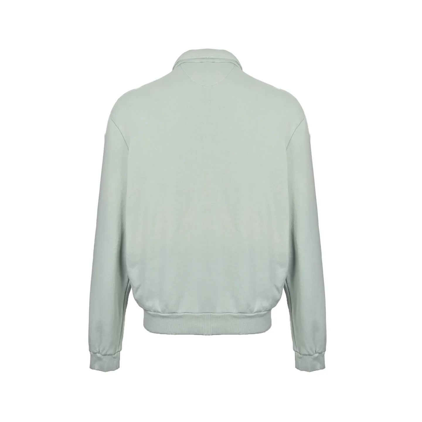 Upper body material picture Acne 26FW lapel full zipper Retro washed jacket (blue)